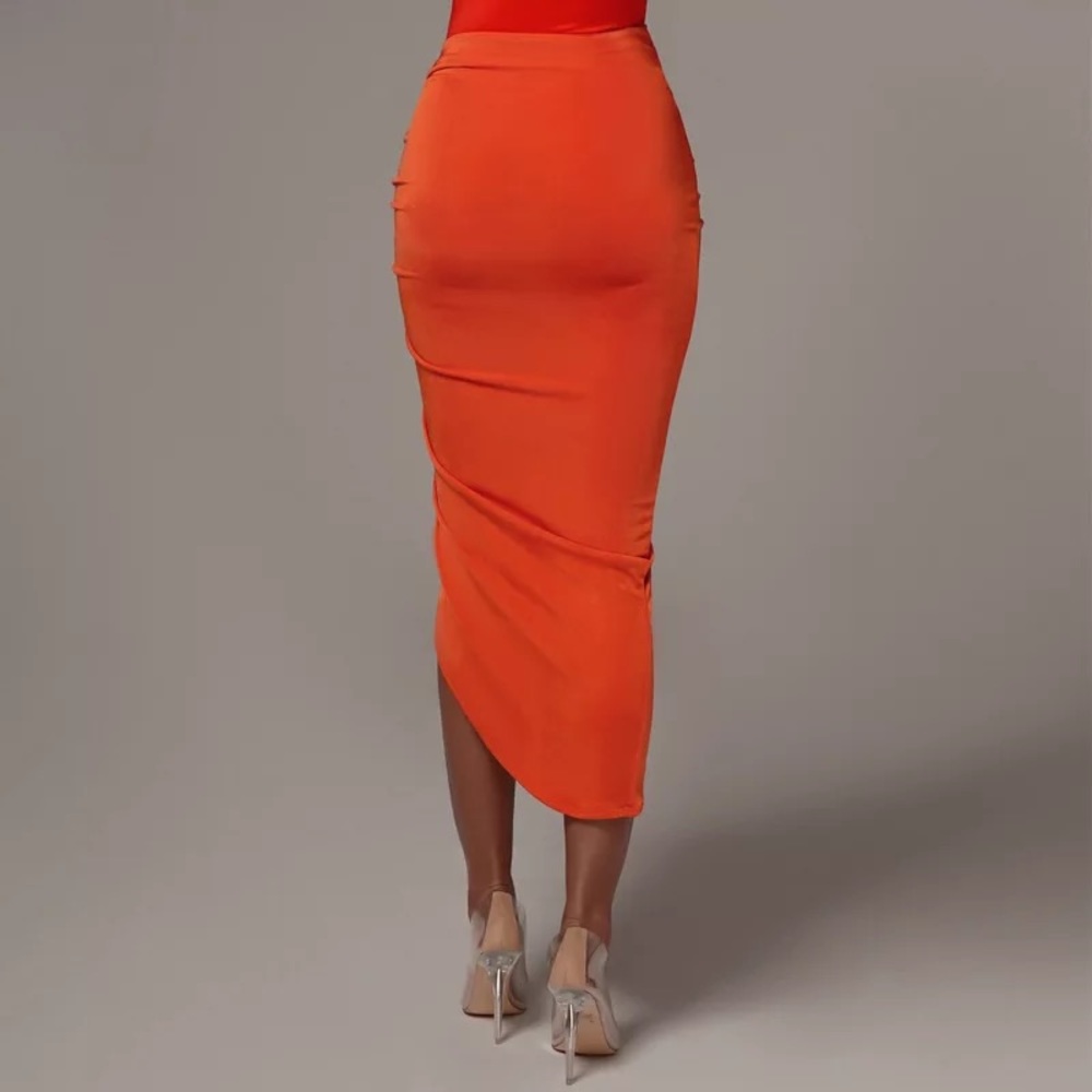 Orange skirt